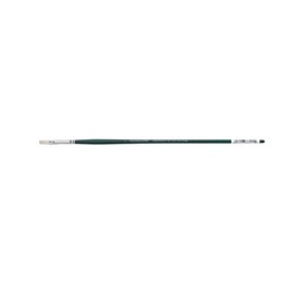 Grumbacher Gainsborough Flat Oil and Acrylic Brush, Hog Bristle, Size 1 (1271F.1)