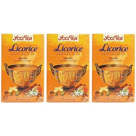 (3 PACK) - Yogi Tea - Licorice Egyptian Spice | 17 Bag | 3 PACK BUNDLE