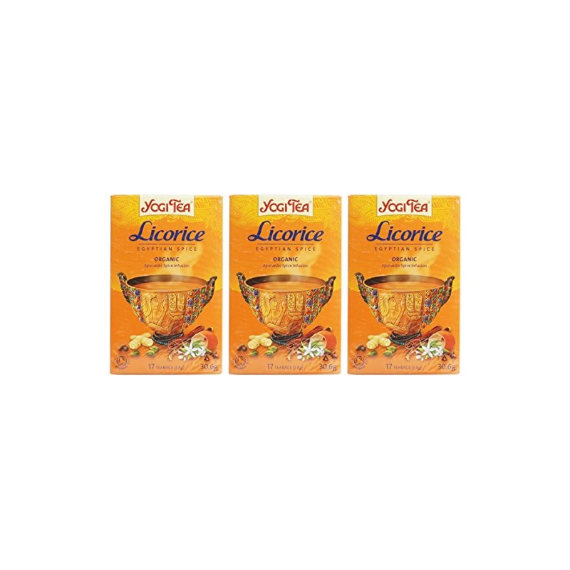 (3 PACK) - Yogi Tea - Licorice Egyptian Spice |