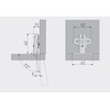 Pack of 10 Door Hinges 35mm Cup 110 Degree Kitchen