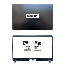 wzqrps Replacement Laptop LCD Cover Back Rear Top Lid with Front Bezel Hinges for Acer Aspire A315-42 A315-42G 3 A315-54 A315-54K A315-56 N19C1 60.HEFN2.001 33.HEFN2.002 AP2ME000631 AP2ME000600 Black