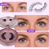Magnetic Eyelashes Natural Look 2 Pairs Magnetic Lashes with Applicator