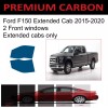 TintPro Premium Nano Carbon Window Tint fits Ford F150 2015-2020
