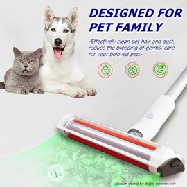 Vacuum Light, Vacuum Cleaner LED Dust Display Lamp Compatible with V15 V11 V10 V8 V7 and Most Brand Vacuum Cleaner,Vacuum Light for Pet Hairs, Upgraded Universal Vacuum Attachment