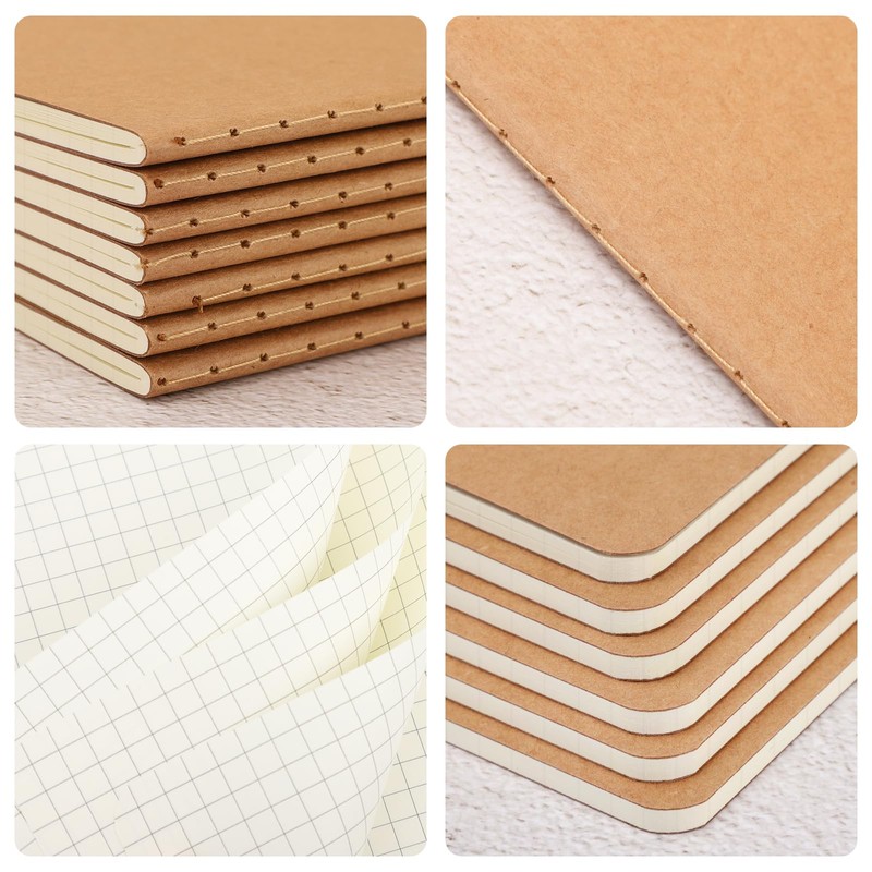 Yarotm Notebook A5 Squared - Pack of 8 100 g/m²