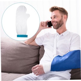 Minkissy 1pcs Arm Cast Cover Protective Sleeve for Shower Bath Fits Arms Keeps Bandages Dry Reusable Dressing Protector for Injuries Surgeries