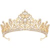 Vovii Tiaras for Women Wedding Crown Headband Birthday Queen Rhinestone