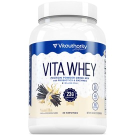 Vitauthority Whey Protein Vanilla 32g Round Tub (30 SRV)