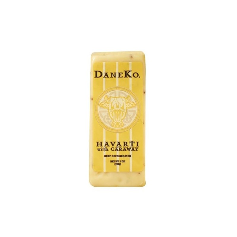 DaneKo Caraway Havarti Bar, 7 oz, 6 Pack