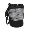 Abaodam Tennis Ball Mesh Pouch Durable Drawstring Storage Bag for