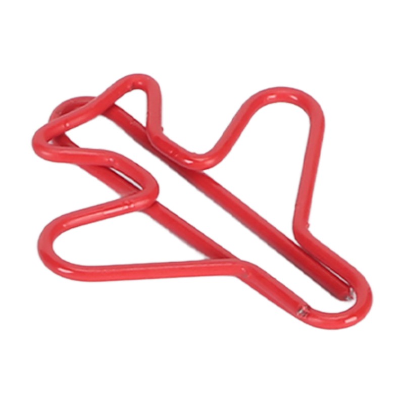 100Pcs Plane Shaped Paper Clips Cute Anti Slip Multipurpose for
