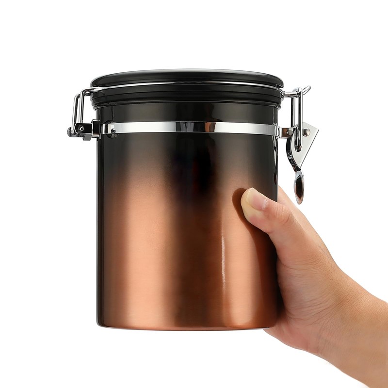 Home Bay Coffee Canister 1.5L Airtight Coffee Container with Date
