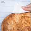 Olive Wood Snack Plate, Round Fruit Plate, Dry Fruit Plate,