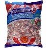 Jumbo Red & White Peppermint Hard Candy Balls 120 Count