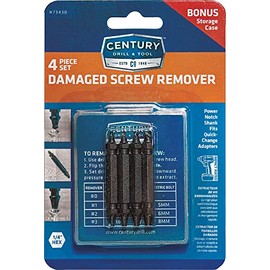 Century Drill & Tool 73430 Damaged Screw Remover Set