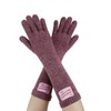 Andiker Thermal Gloves for Women, Knitted Wool Thumb and Index