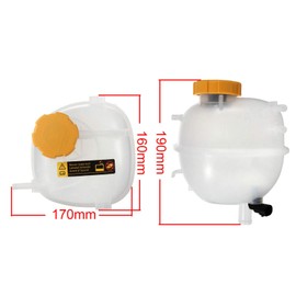 Madlife Garage Coolant Header Expansion Tank 9202200 For 03-08 Signum 2002-2008 Vectra C 2003-2012 9-3 2003-2004 9-5