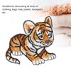 12PCS Tiger Iron on Patches, Sew on Embroidery Patches Tiger