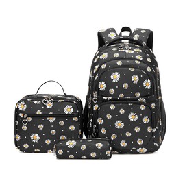 3Pcs Colorful Star Prints Backpack Sets Kids Bookbag Primary School Daypack Elementary Students Knapsack for Teens