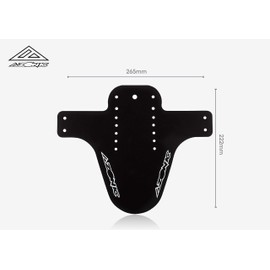 AZONIC Splatter Fender MTB Mudguard, Bicycle Splash Guard for Back and Front, Universal Fit, Suitable for Mountain Bike, Trekking, E-Bike, BMX Bike and Much More