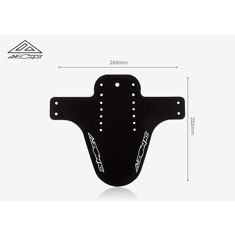 AZONIC Splatter Fender MTB Mudguard, Bicycle Splash Guard for Back
