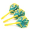 CUESOUL Integrated Dart Shaft and Flights with Four Mythological Symbols