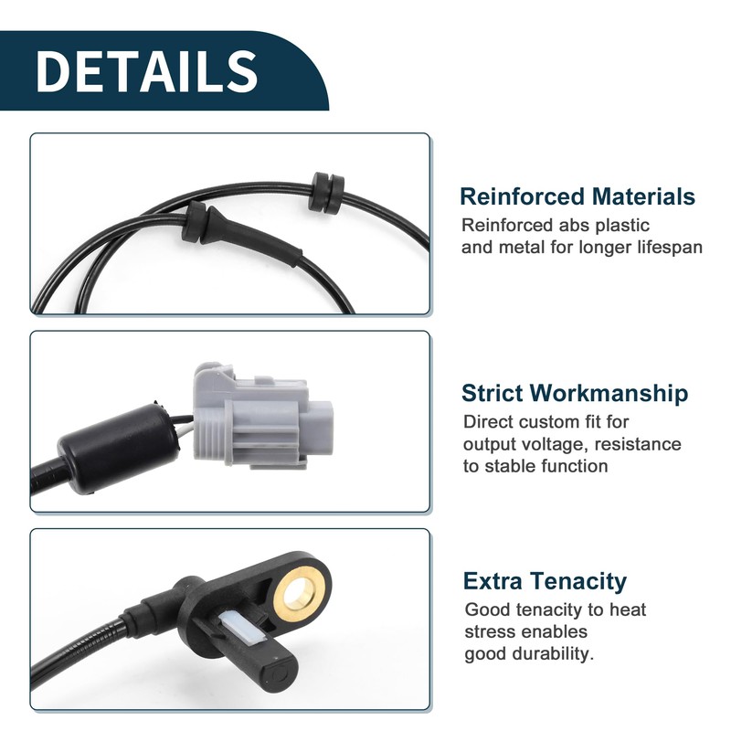 TUCKBOLD ABS Wheel Speed Sensor Front Right ABS Sensor Anti-lock