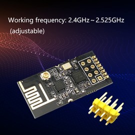 BuyWeek NRF24L01 + PA + LNA radio module, GT-24 digital transmission radio module NRF24L01+PA+LNA patch Electronic components
