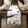Halloween Table Runner, Happy Halloween Kitchen Dining Table Decorations, Table
