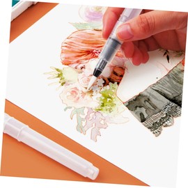 CORHAD 6pcs Water Brush Pens Tip Watercolor Paint Pens for Boy Girl Artists for Hand Painting No Smear for Water-soluble Inks Pigments Suitable for All Skill Levels