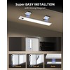 EZVALO 3 Pack Under Cabinet Lighting, Rechargeable Motion Sensor Light,