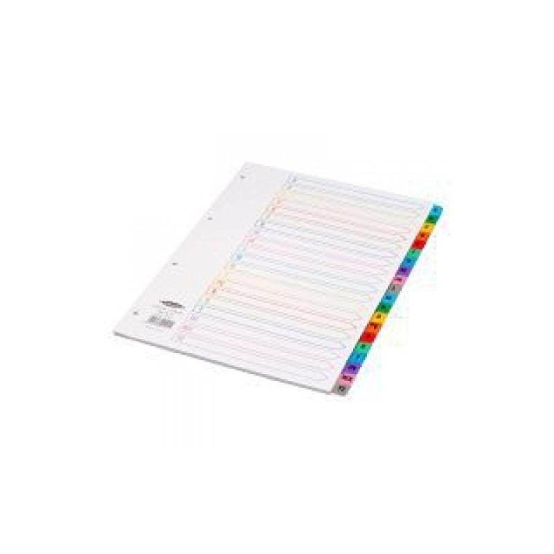 Pukka Pad A4 Mylar Dividers - Alphabetised and Colour Coded