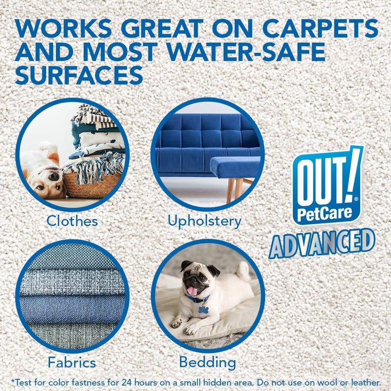 OUT! Advanced Stain and Odor Remover - Pet Stain and