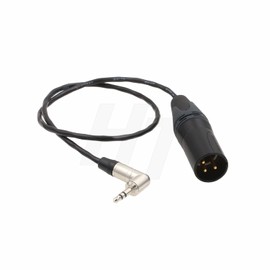 HangTon TimeCode 16" Tentacle Sync to Sony FS7 / Canon C100 Camera 3.5mm to XLR 3 Pin Male Cable