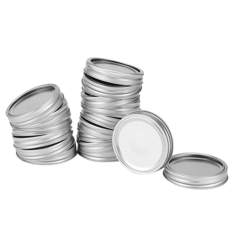 Stainless Steel SplitType Mini Glass Jar Lids Container Sealing Cover
