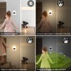 LUXON LED Motion Sensor Night Light with Digital Alarm Clock,Bathroom
