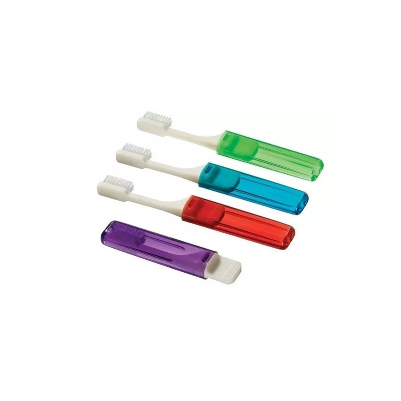 Plak Smacker Travel V-Trim Toothbrush (4 count)