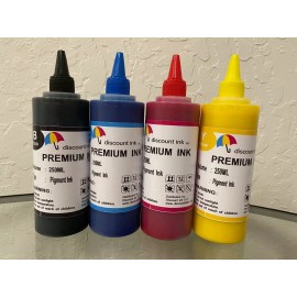 For Cannon 4X 250ML Pigment Ink refills CANON imagePROGRAF TC-20 TC-20M PFI-050
