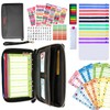 32 Pieces Budget Planner Set, A6 Budget Zipper Wallet and