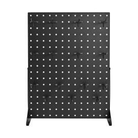 17 X 13 Inch Tabletop Pegboard Display Stand with 15 Hooks Thickened Cold-Rolled Steel Peg Board Panel Product Category DisplaysQuantity: 1 Pack