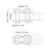 sourcing map 6Pcs #40 Chain Master Connector Link Roller, 1/2"