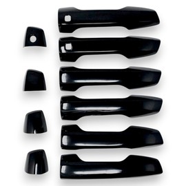 Snap On Chrome Delete Car Door Handle Cover Trim Accessories Compatible with Mitsubishi Outlander 2023-2025, Outlander PHEV 2025 |No Tools Needed - Easy Installation|