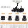 Fishing Reel Interchangeable Left and Right Handle Front and Rear