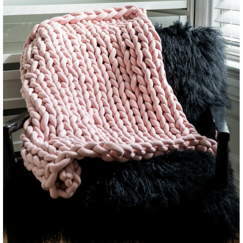 Lion Brand Yarn Cover Story Squish Stitch, Blanket Yarn, Chili