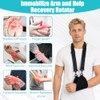 Adjustable Arm Sling with Black Storage Bag,Adjustable Sling for Arm