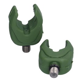 Alomejor 4 Pieces Carp Fishing Rod Rest Silica Gel Rod Butt Rest Grips Rod Rests Fishing Rod Holder Fishing Rod Butt Rest with M3/8 Thread (Army Green)