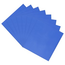 sourcing map 50 Pack Toner Reactive Foil,Deco Foil Transfer Sheets 8.5"x11" A4 Hot Foil Paper for Laser Printer Scrapbooking Heat Transfer DIY Craft,Deep Blue