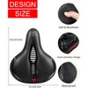 Rarapop Comfortable Bike Seat, Wide Bicycle Seat Cushion for Men