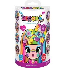Cepia DECORA GIRLZ Sticker N Style Mystery Pack 5" Doll & 8 Surprises Series 1 - NEW