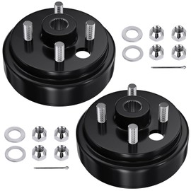 21807G1 EZGO TXT Brake Drum 30 Tooth Spline Golf Cart Brake Drum, 1 Inch Large hole Brake Hub with Nuts For 4 Cycle Gas 1996-Up EZGO TXT/RXV/Medalist/Marathon/Columbia, OEM# 21807-G1, 41843-94